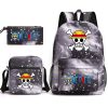 Bandai one piece backpack anime Backpack small shoulder bag Pencil Bag Three piece Set 4 - One Piece Shop