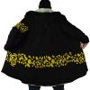 Black Trafalgar Law One Piece AOP Hooded Cloak Coat NO HOOD Mockup - One Piece Shop