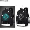 Brand Men Luminous Backpacks USB Charge Backpack Anti theft Computer Bags School Casual Travel Canvas Backpack 1 - One Piece Shop