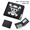 Fashion Men One Piece Pu Wallet Anime Peripheral Zipper Short Coin Purse Cartoon Multifunctionl Card Holder 4 - One Piece Shop