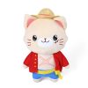 Genuine Japanese 30CM Plush Dolls Anime One Piece Luffy Zoro Sanji Ace Large Stuffed Toys Cat 1 - One Piece Shop