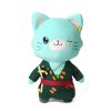 Genuine Japanese 30CM Plush Dolls Anime One Piece Luffy Zoro Sanji Ace Large Stuffed Toys Cat 2 - One Piece Shop