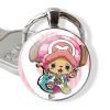 Glass Cabochon Keychain Pendant Car Key Chains Handmade Fashion Design Cartoon Creative ONE PIECE Tony Chopper 3 - One Piece Shop