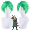 Kostum Cosplay Anime One Piece Roronoa Zoro Kostum Halloween Pakaian Peran Kimono Pakaian Seragam Pesta Set 5 - One Piece Shop