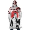 Monkey D. Luffy Pirate King One Piece AOP Hooded Cloak Coat BACK Mockup - One Piece Shop