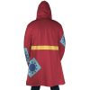 Monkey Luffy Wano Country Arc Demon Slayer Hooded Cloak Coat BACK Mockup - One Piece Shop