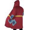 Monkey Luffy Wano Country Arc Demon Slayer Hooded Cloak Coat SIDE Mockup - One Piece Shop