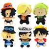 New 25cm One Piece Plush Toy Anime Luffy Chopper Ace Pattern Soft Stuffed Plush Dolls Toys - One Piece Shop