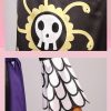 ONE PIECE Boa Hancock Cosplay Costume Custom size Black tops and skirt Black Cloak Halloween 4 - One Piece Shop