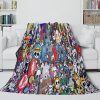 ONEPIECEThrowFlannelBlanketSoftCozyAllSeasonsforSofaBed 5 - One Piece Shop