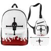 One Piece 3 Pieces Set Backpack 3D Printing Travel School Students Schoolbag Laptop Backpack Shoulder Bag 3 - One Piece Shop