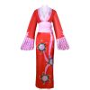 One Piece Cosplay Boa Hancock Costume Sexy Empire Red Kimono Dress Anime Clothing Halloween Costumes For 3 - One Piece Shop