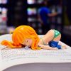 One Piece Funny Sleep Luffy Zoro Nami Sanji Chopper Action Figure Ornament Anime PVC Model Doll 3 - One Piece Shop