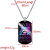 One Piece Luffy Necklace Stainless Steel Colorful Anime New Season Sun God Shape Tag Keychain Pendant 1 - One Piece Shop