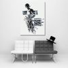 One Piece Pirate Roronoa Zoro Black And White 1pc Wall Art 2 - One Piece Shop