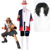 One Piece Portgas D Ace Cosplay Costume Adult Anime Kimono Sets and Hat Halloween Carnival Performance - One Piece Shop