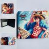 One Piece Wallet Cartoons Luffy Roronoa Zoro Figures Cosplay Men Women PU Coin Purse Card Holder 2 - One Piece Shop