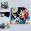 One Piece Wallet Cartoons Luffy Roronoa Zoro Figures Cosplay Men Women PU Coin Purse Card Holder 4 - One Piece Shop