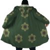 Roronoa Zoro Wano Country Arc Hooded Cloak Coat NO HOOD Mockup - One Piece Shop