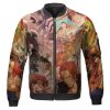 Stunning One Piece Pirate Characters Bomber Jacket Front - One Piece Shop