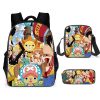 Three piece Set One Piece One Piece Cartoon School Bag Primary School Student Backpack Backpack Children 2 - One Piece Shop