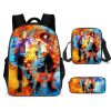 Three piece Set One Piece One Piece Cartoon School Bag Primary School Student Backpack Backpack Children 4 - One Piece Shop