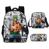 Three piece Set One Piece One Piece Cartoon School Bag Primary School Student Backpack Backpack Children 5 - One Piece Shop