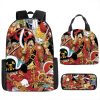 Three piece Set of One Piece Surrounding Luffy Backpack Primary and Secondary School School Bag Children 5 - One Piece Shop