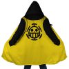 Trafalgar Law One Piece Hooded Cloak Coat MAIN Mockup - One Piece Shop