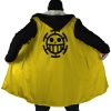 Trafalgar Law One Piece Hooded Cloak Coat NO HOOD Mockup - One Piece Shop