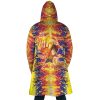 Trippy Luffy One Piece AOP Hooded Cloak Coat BACK Mockup - One Piece Shop