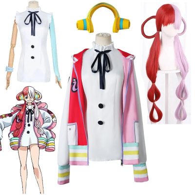 Uta One Piece Cosplay Costume Film Red Uta s Wig Headphone Props The Singer Of The - One Piece Shop