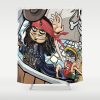 one piece art print4580767 shower curtains - One Piece Shop