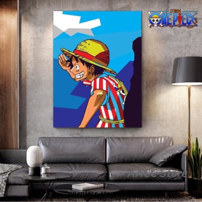 one piece luffy see 3d wall art 123 - One Piece Shop