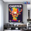 one piece wall art chopper 3d canvas 636 - One Piece Shop