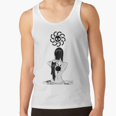 Boa Hancock Monochrome Drawing Tank Top Official One Piece Merch