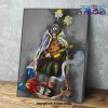 silvers rayleigh luffy one piece wall art with framed 340 - One Piece Shop