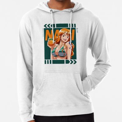 Nami One Piece Square Design Hoodie Official One Piece Merch