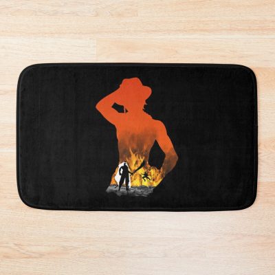 Ace Fire Power  - Tshirt Bath Mat Official One Piece Merch