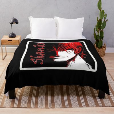 Shanks . One Piece Throw Blanket Official One Piece Merch