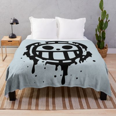 Trafalgar D. Water Law Logo Throw Blanket Official One Piece Merch