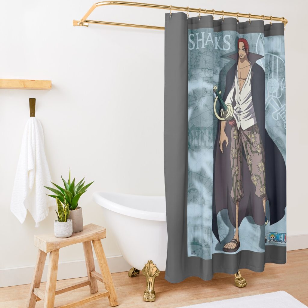 Shanks Shower Curtain Official One Piece Merch