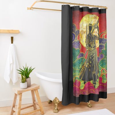 Pirate Hunter Zoro Shower Curtain Official One Piece Merch