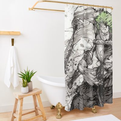 Roronoa Zoro Shower Curtain Official One Piece Merch