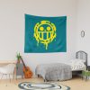 Trafalgar Law Heart Pirates Logo Tapestry Official One Piece Merch