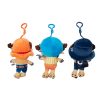 12CM One Piece Anime Figures Cosplay Plush keychain Toy Luffy Chopper Ace Law Sabo Cute Doll 4 - One Piece Shop