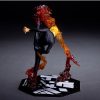 16CM Anime One Piece Sanji Luffy Sculpture Black Leg Fire Battle PVC Collectible Onepiece Action Figure 1 - One Piece Shop