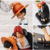 18cm One Piece Anime Figure Four Emperors Shanks Straw Hat Luffy Action Figure One Piece Sabo 4 - One Piece Shop