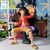 20cm One Piece Monkey D Luffy Figure Ghost Island Battle Suit Wano Country Koa Art King 3 - One Piece Shop