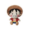 25CM One Piece Anime Figure Q Version Plush Toys Zoro Luffy Chopper Ace Cute Cartoon Plush 1 - One Piece Shop